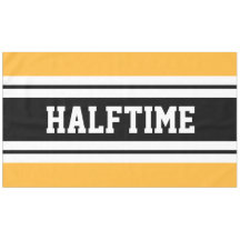 HALFTIMEスポーティブライトイエロー白黒ストライプ