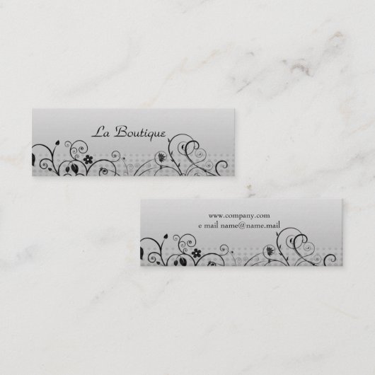 halftone2 スキニー名刺 (正面/裏面)