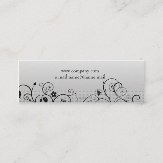 halftone2 スキニー名刺 (裏面)