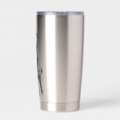 Halftone sky arc 保温保冷タンブラー (背面)