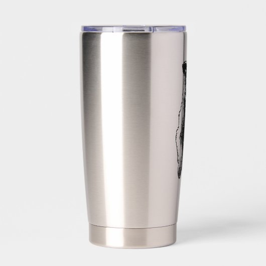 Halftone sky arc 保温保冷タンブラー (正面)