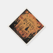 Halfway to Halloween Partyware スタンダードカクテルナプキン (角)