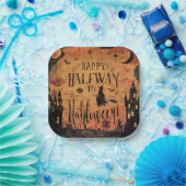 Halfway to Halloween Partyware ペーパープレート (パーティー)