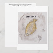 Halibut Greeting Card 招待状 (正面/裏面)