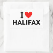 Halifax Canada 長方形シール (バッグ)