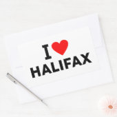 Halifax Canada 長方形シール (封筒)