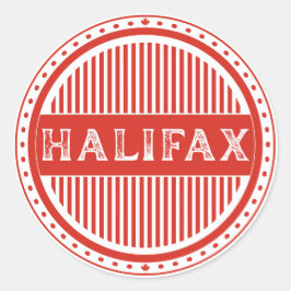 Halifax City Pride Emblem – Canadian Identity ラウンドシール