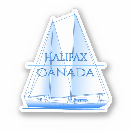 Halifax Coastal Nautical Sailing Sailor シール (正面)