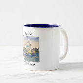 Halifax Ferry Boat, Nova Scotia ツートーンマグカップ (正面右)