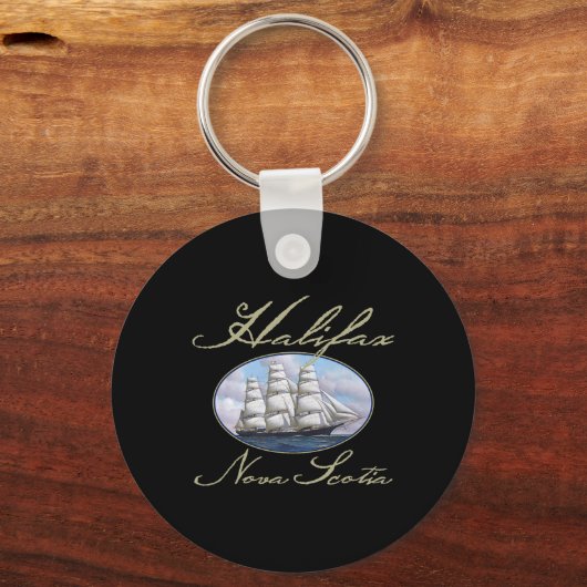 Halifax Nova Scotia Clipper Ship  キーホルダー (正面)