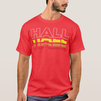 Hall ファーストネーム 面白い ヴィンテージ 日没 Hall レトロ Tシャツ