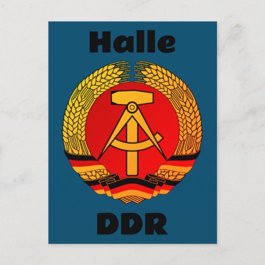 Halle, Deutsche Demokratische Republik - DDR ポストカード (正面)