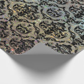 Halleeshamのエレガントで大きいダマスク織15のft ラッピングペーパー (角)