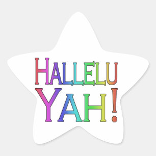 Hallelu Yah! (虹) 星シール
