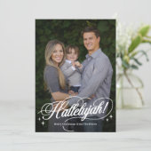 Hallelujah宗教的クリスマスフォトカード シーズンカード (スタンド正面)