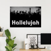 Hallelujah 36 x 24ポスター ポスター (ホームオフィス)