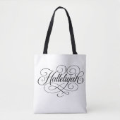 Hallelujah Monogram トートバッグ (正面)
