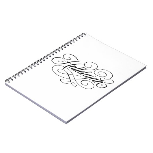 Hallelujah Monogram ノートブック (左側)