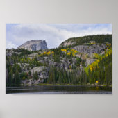 Hallett Peak, Rocky Mountain National Park, CO ポスター (正面)