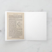 "HALLEY彗星"の挨拶状 カード (内部)