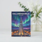 Hallgrímskirkja Iceland ポストカード (スタンド正面)