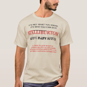 HALLIBURTON! それは緑のベビーについて完全にあります Tシャツ