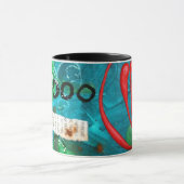 Hallie Engelの青のマグ マグカップ (中央)