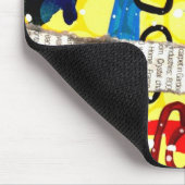 Hallie Engelの黄色い都市マウスパッド マウスパッド (コーナー)