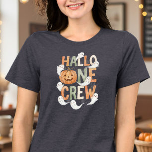 Hallo-one Crew 1歳の誕生日 ゴーストパンプキンファミリー トライブレンドＴシャツ
