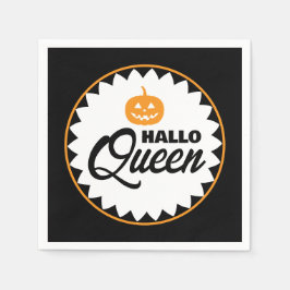 Hallo Queen Halloween Party  スタンダードカクテルナプキン