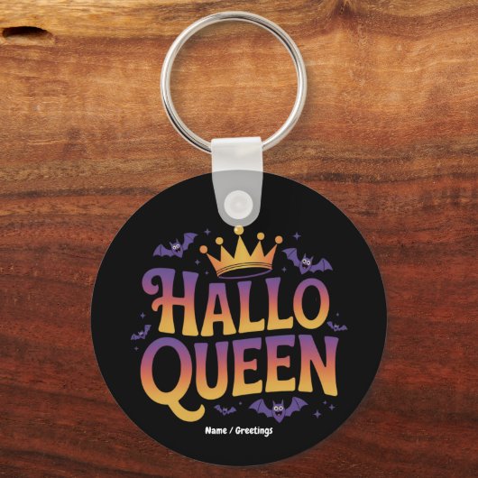 Halloqueen Bat Women Costume Crown Your Spooky  キーホルダー (正面)