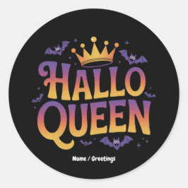 Halloqueen Bat Women Costume Crown Your Spooky  ラウンドシール