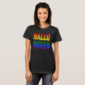 Halloqueen Halloween LGBT Gay Pride Costume Tシャツ (正面フル)
