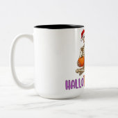 Hallothanksmas T-Shirt Baby Bodysuit ツートーンマグカップ (左)