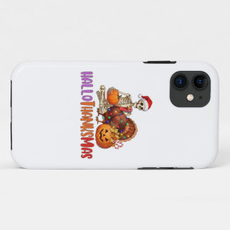 Hallothanksmas T-Shirt Baby Bodysuit iPhone 11 ケース