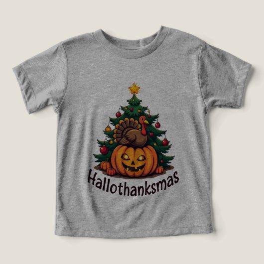 Hallothanksmas Trio：パンプキン、トルコとクリスマス (デザイン正面)