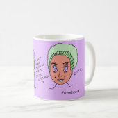 Halloumi |の茶およびコーヒーは|の#overheardを襲います コーヒーマグカップ (正面右)