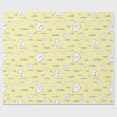 Halloween幽霊in the Cloudsギフトラッピング ラッピングペーパー (フラット)