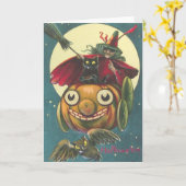 Hallowe'en カード (黄色い花)