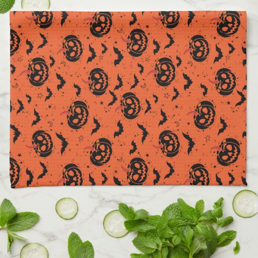 Halloween キッチンタオル (折り畳み)