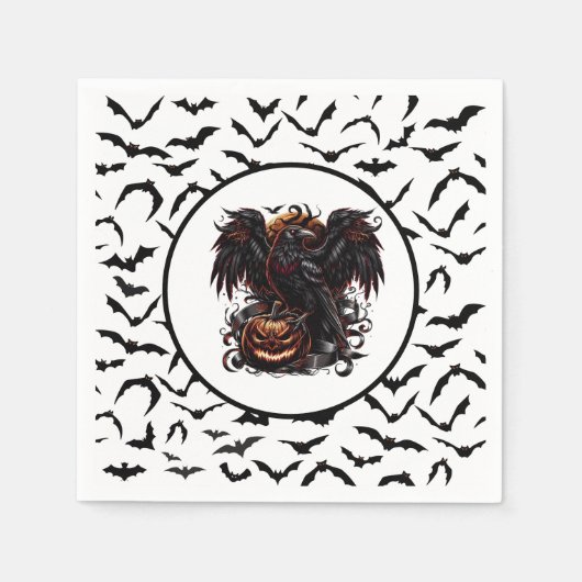 Halloween  スタンダードカクテルナプキン (正面)