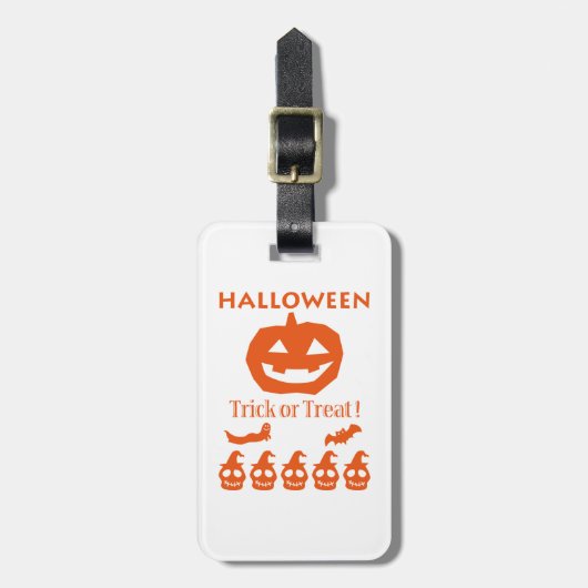 Halloween ラゲッジタグ (正面縦)