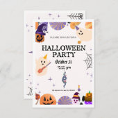 Halloween 招待状 (正面/裏面)
