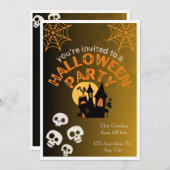 Halloween  招待状 (正面/裏面)