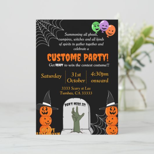 Halloween 招待状 (スタンド正面)