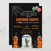 Halloween 招待状 (正面/裏面)