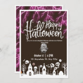 Halloween 招待状 (正面/裏面)