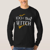 Halloween 100 That Witch Tシャツ (正面)