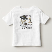 Halloween 1st Birthday Funny One Boujee Ghost トドラーTシャツ (正面)