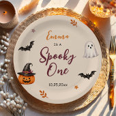 Halloween 1st Birthday Girls Ghost ペーパープレート